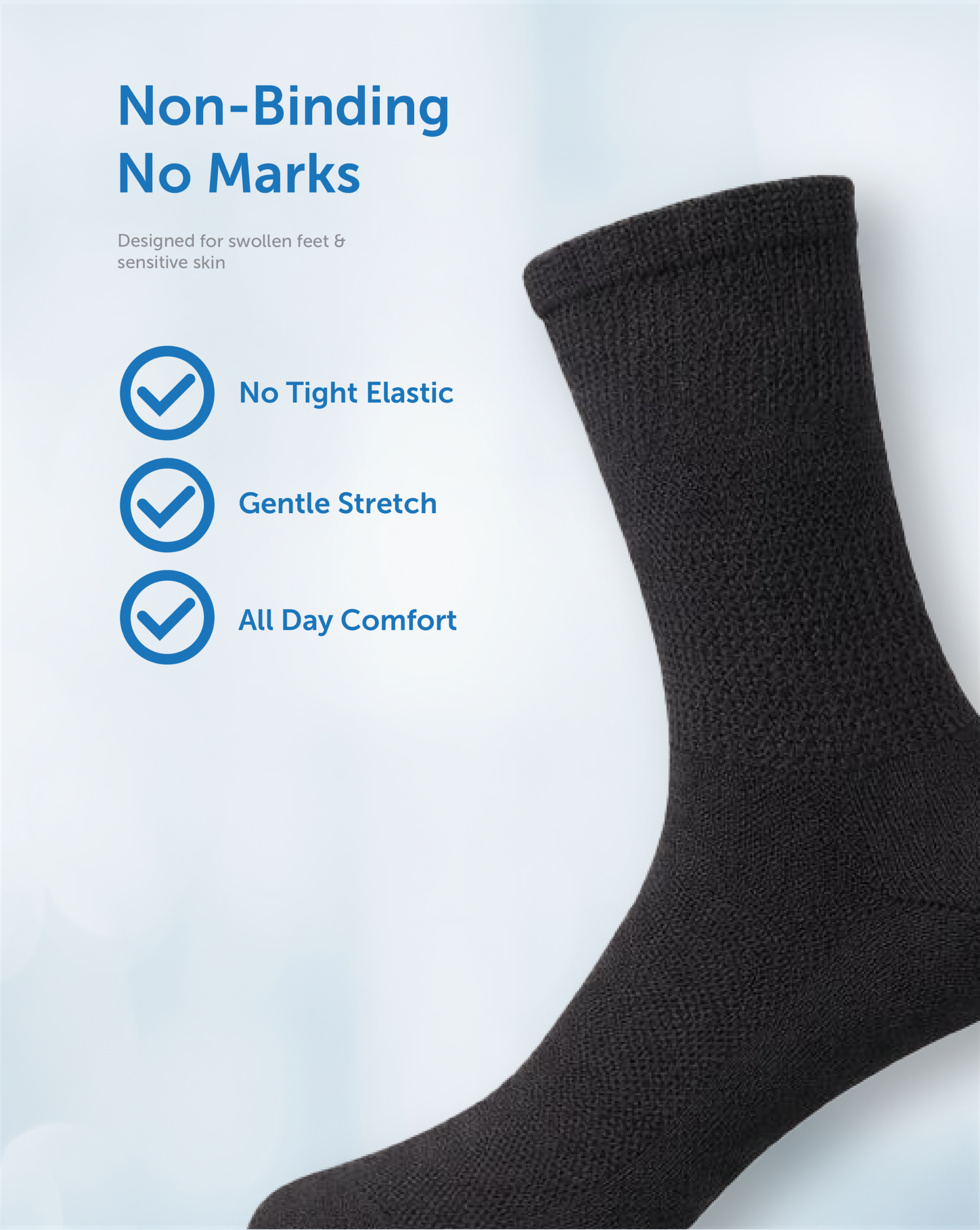 Diabetic Socks With Bamboo (Pair) - Image 4
